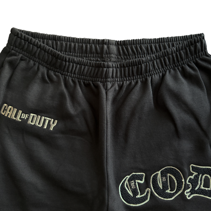 Call of Duty Embroidered Logo Sweatpants. Officially licensed product.